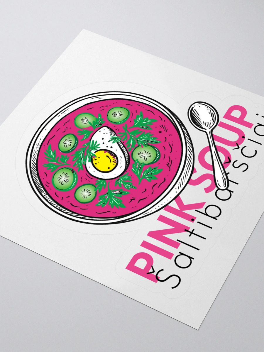 Pink Soup Sticker product image (8)