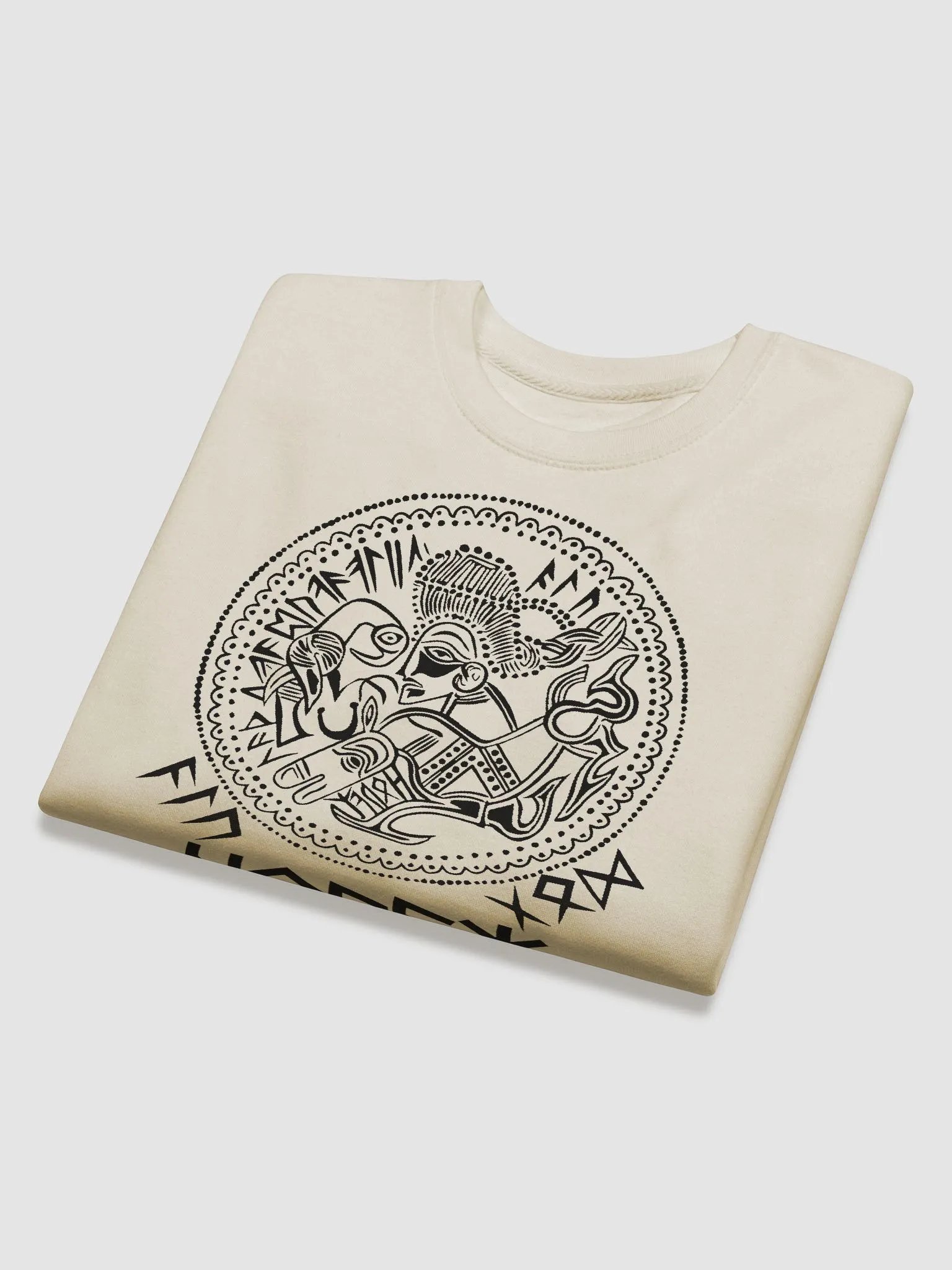 ODIN ALU GOD Bracteate Sweater (black print) product image (3)
