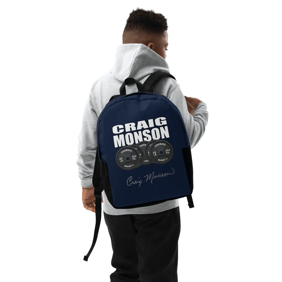 Craig Monson Barbell Signature Series Backpack (Navy Blue) product image (8)
