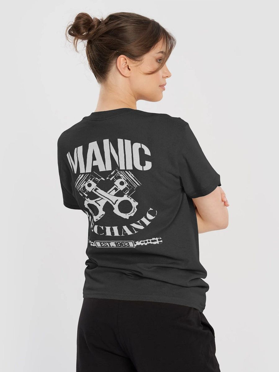 Manic Mechanic Logo Print Crew T-Shirt product image (6)