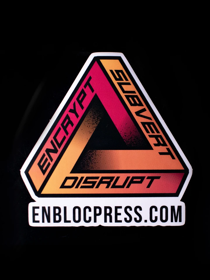 Encrypt Subvert Disrupt Sticker product image (1)