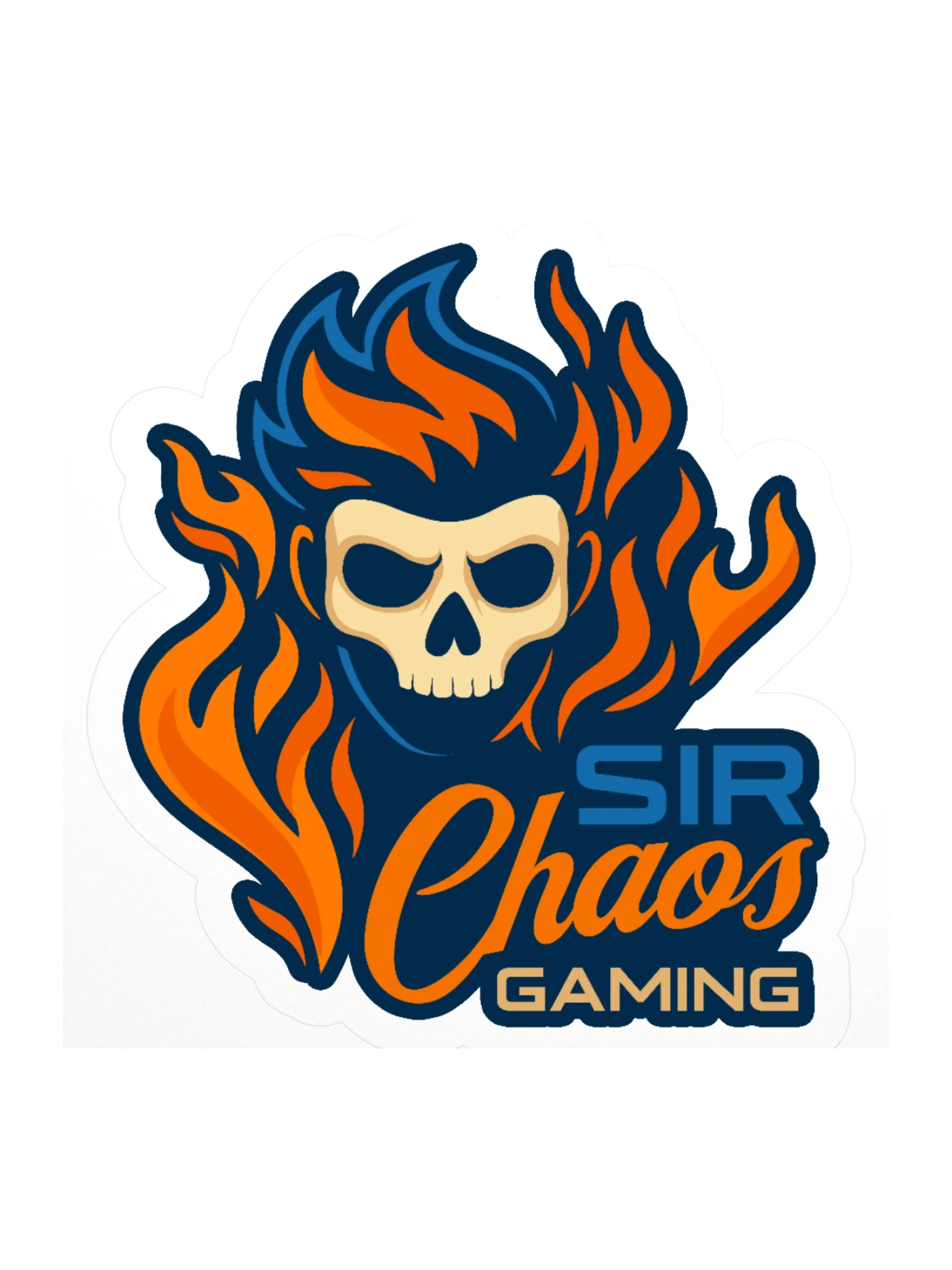 Sir Chaos Gaming Logo Sticker product image (1)