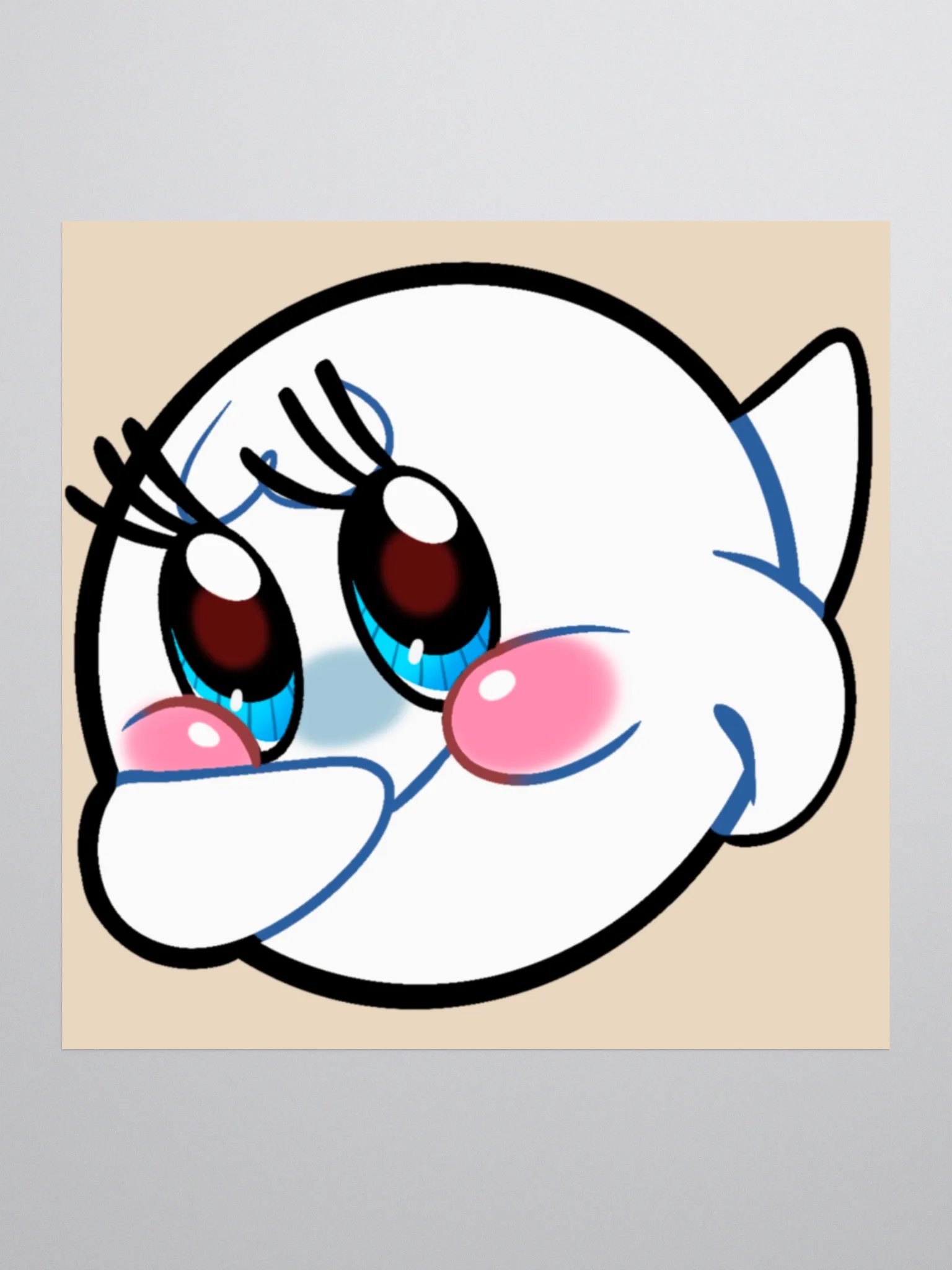 MARIOTHON BOO STICKER product image (1)