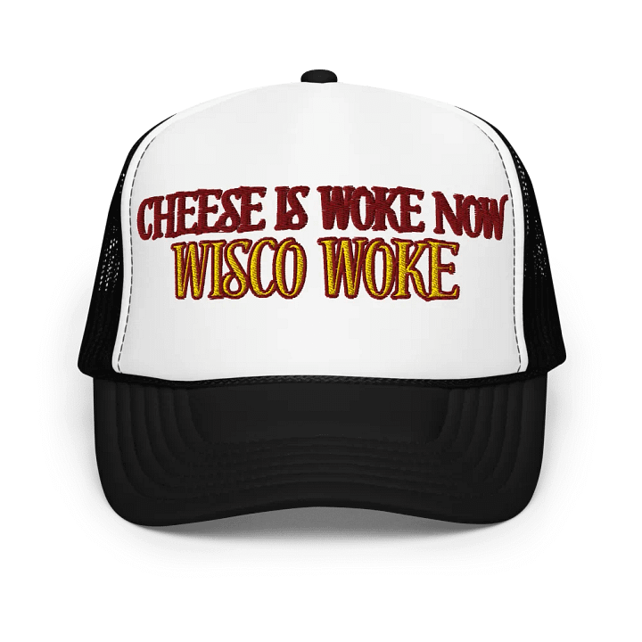 SC Win, Cheese is Woke Now (Words Only), Embroidered Trucker Cap product image (1)