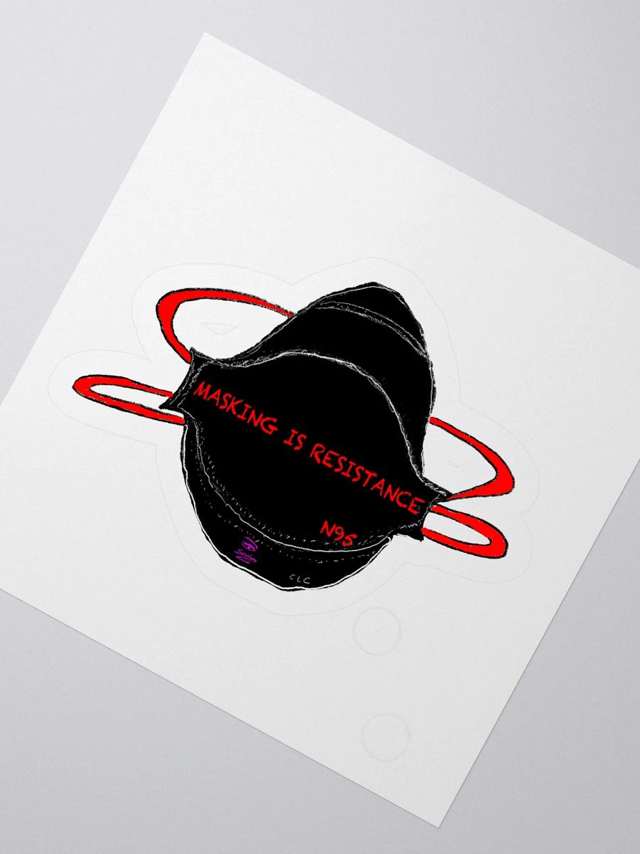 MASKING IS RESISTANCE Stickers product image (4)