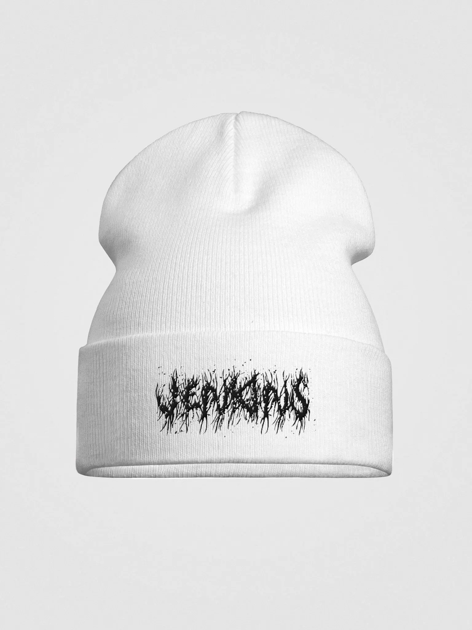Missjenkins Metal Beanie (White & Black) product image (1)
