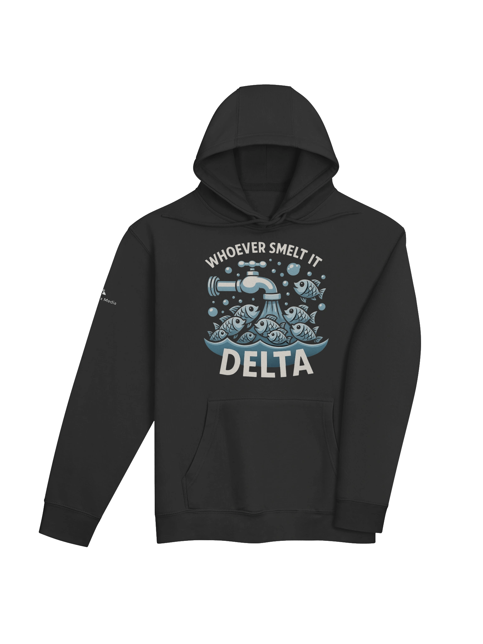 Whoever Smelt It Delta Hoodie - Black Only product image (4)