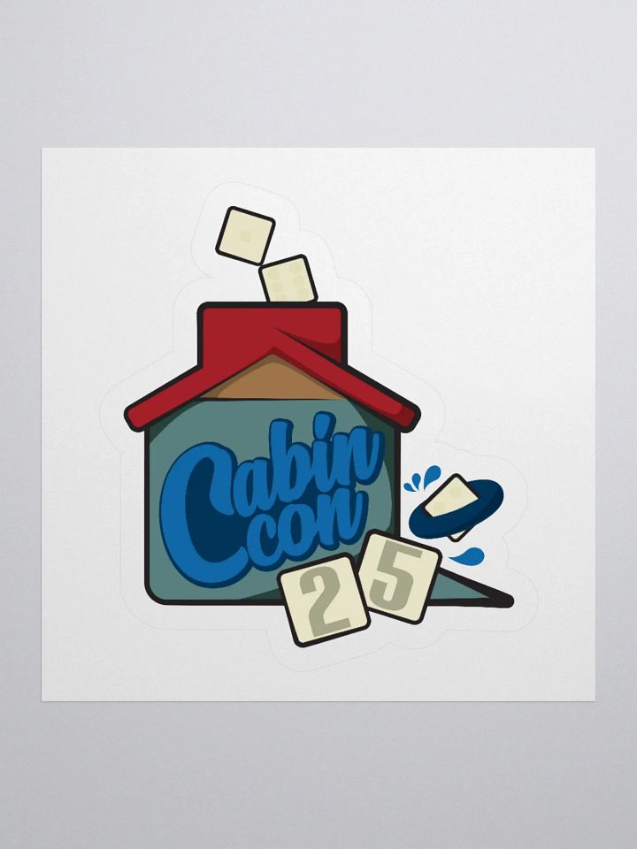 Cabin Con alt logo 2025 Sticker product image (1)