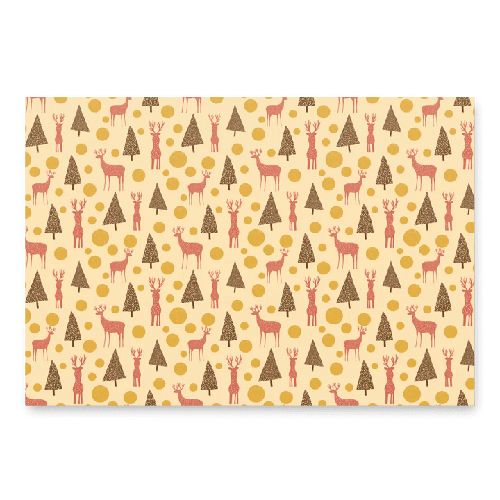 Mystic Forest Deer Wrapping Paper Set product image (2)
