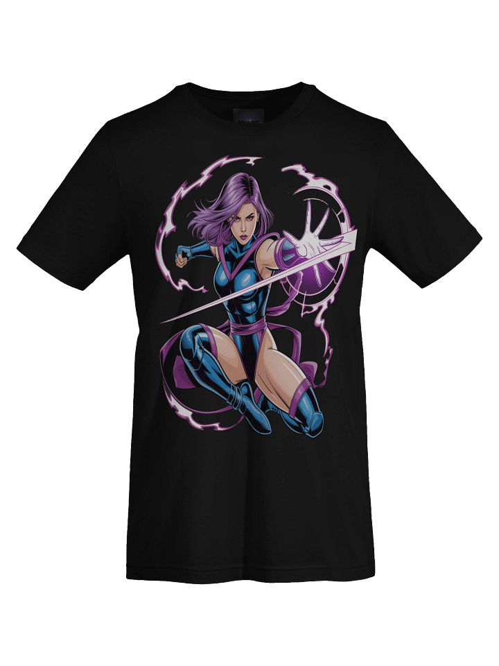 Psylocke Ethereal Leap T-Shirt - Exclusive Midnight Veil Designs Unisex Tee product image (1)