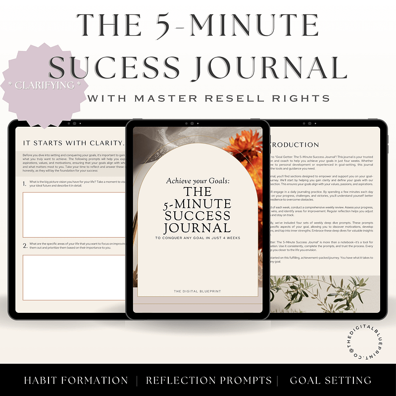 5-Minute Success Journal