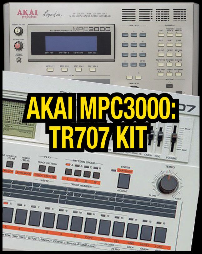 Akai MPC3000: TR707 Kit product image (1)