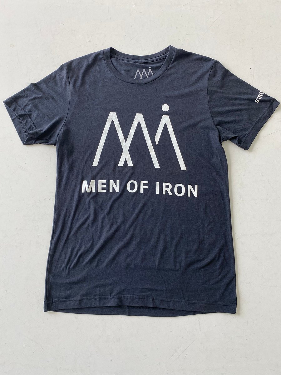 MEN OF IRON Dark Gray T-shirt product image (1)