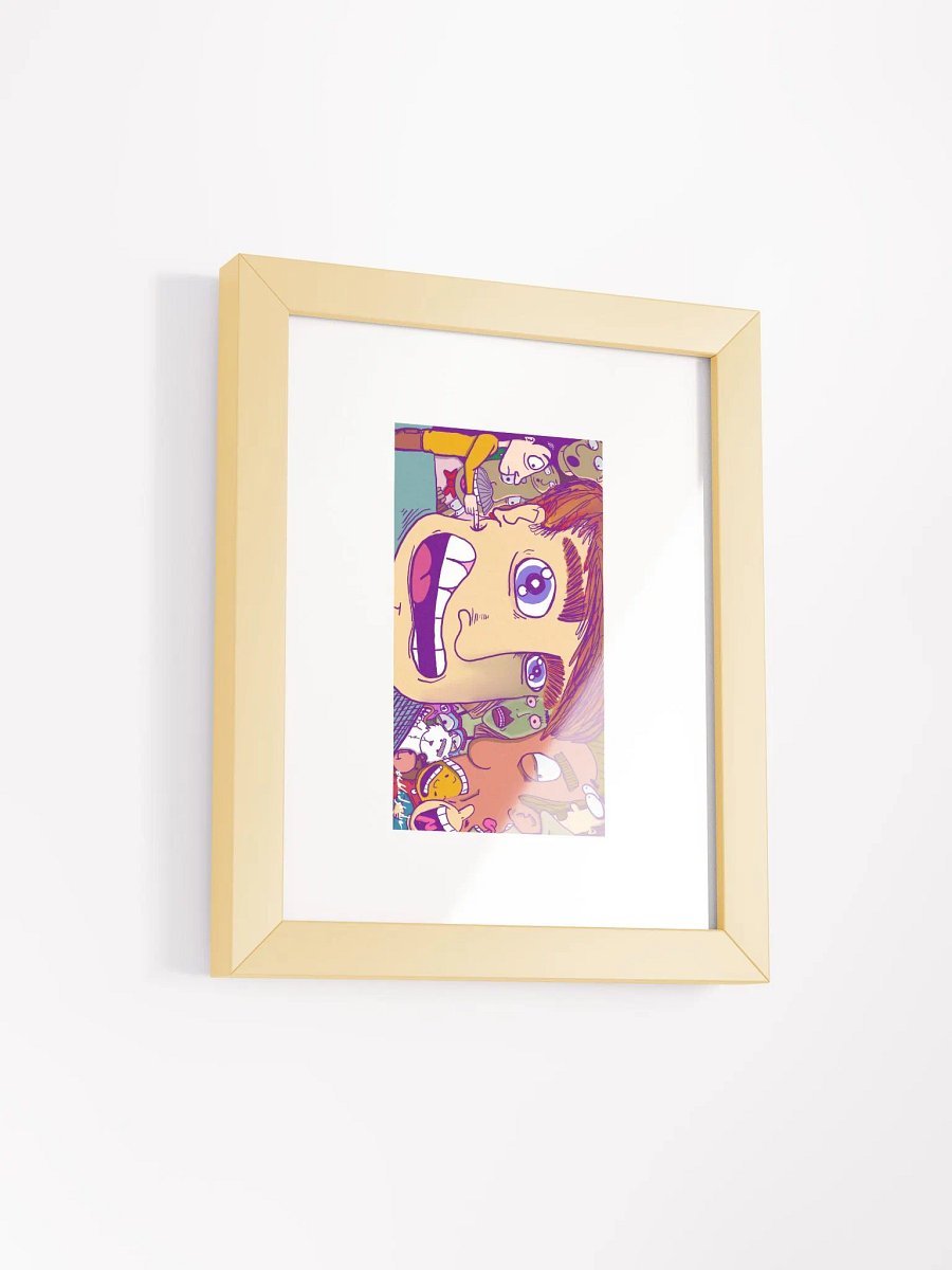 Faces Collide Matte Poster product image (4)