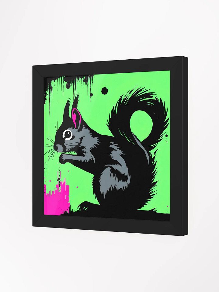 Whimsical Squirrel Framed Matte Poster product image (9)