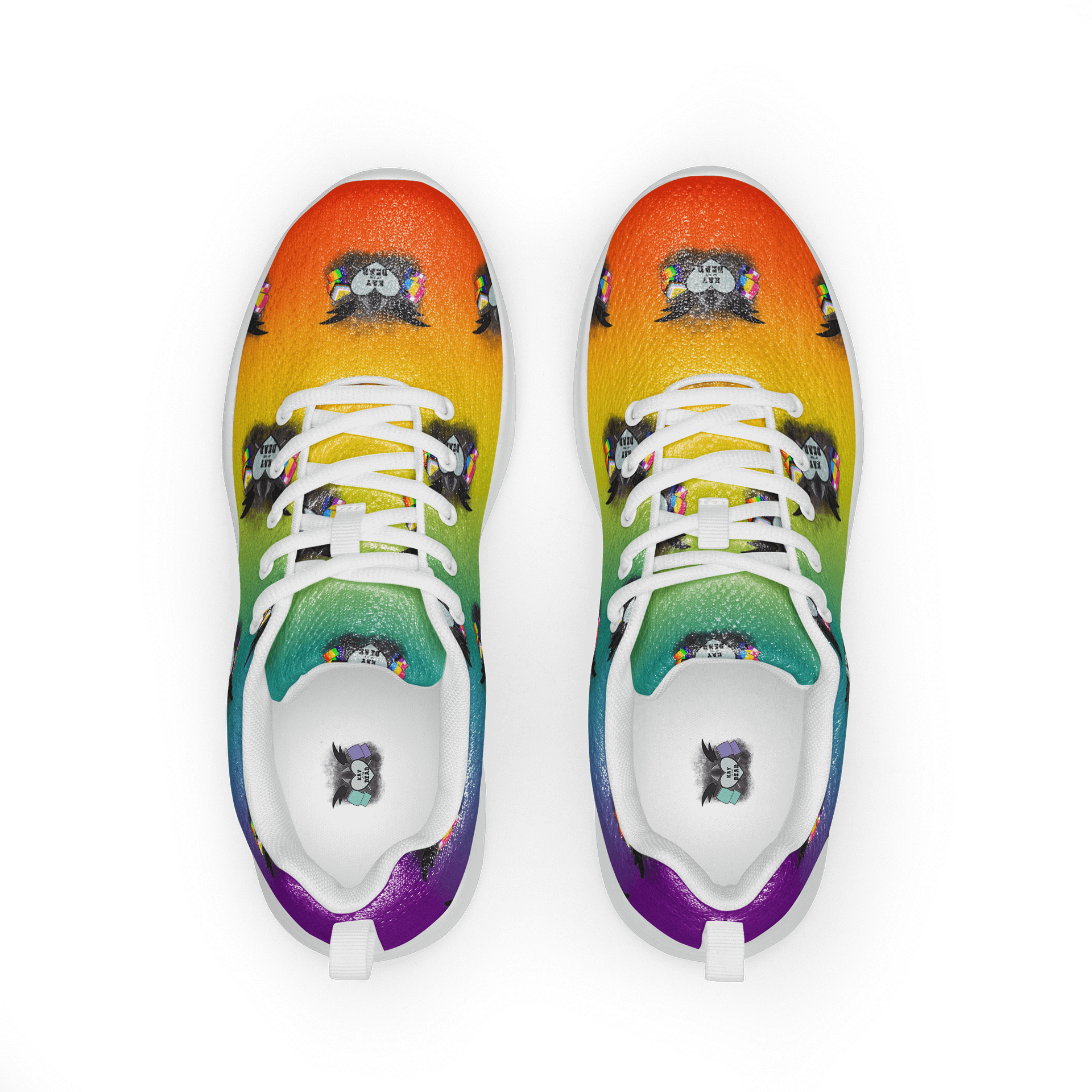 Kay_of_the_Dead Pride Logo Men's Athletic Shoes product image (1)