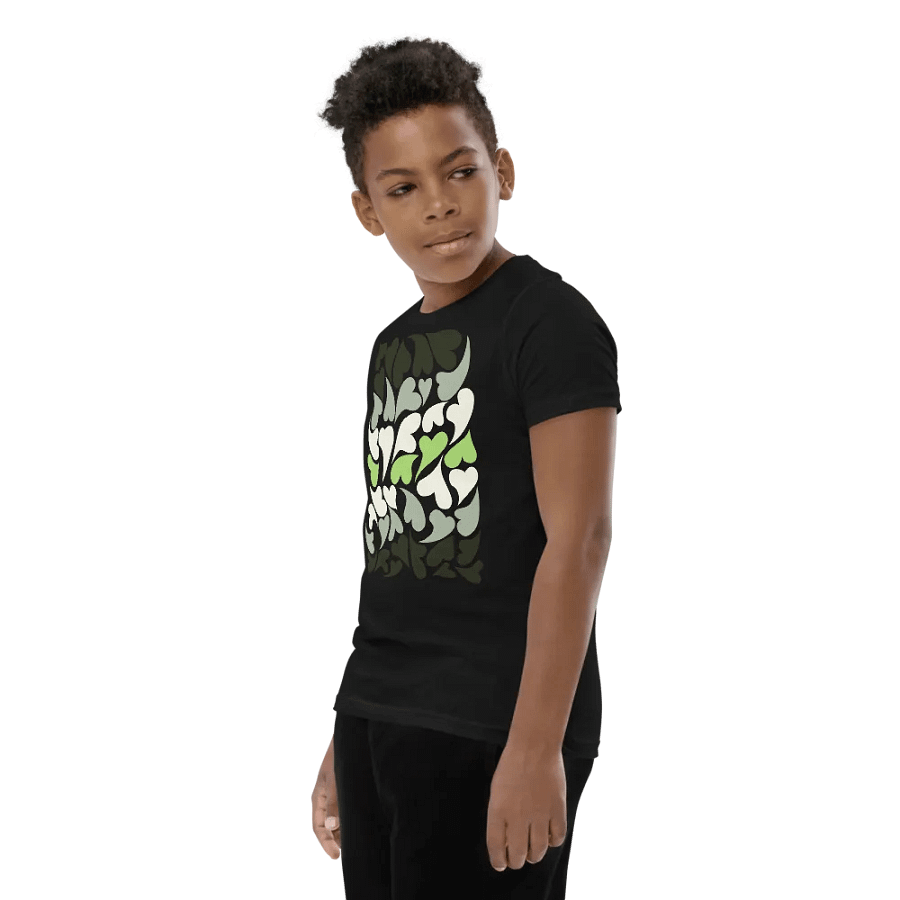 Nestled PRIDE Agender T-shirt (Youth) product image (11)