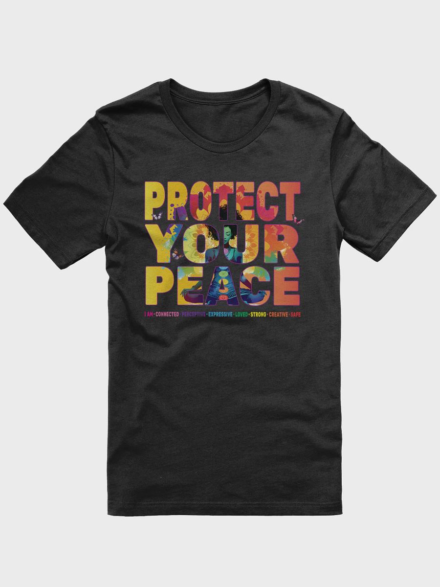 African American Woman Protect Your Peace 7 Chakra Meditation Yoga Pose Spirituality product image (3)