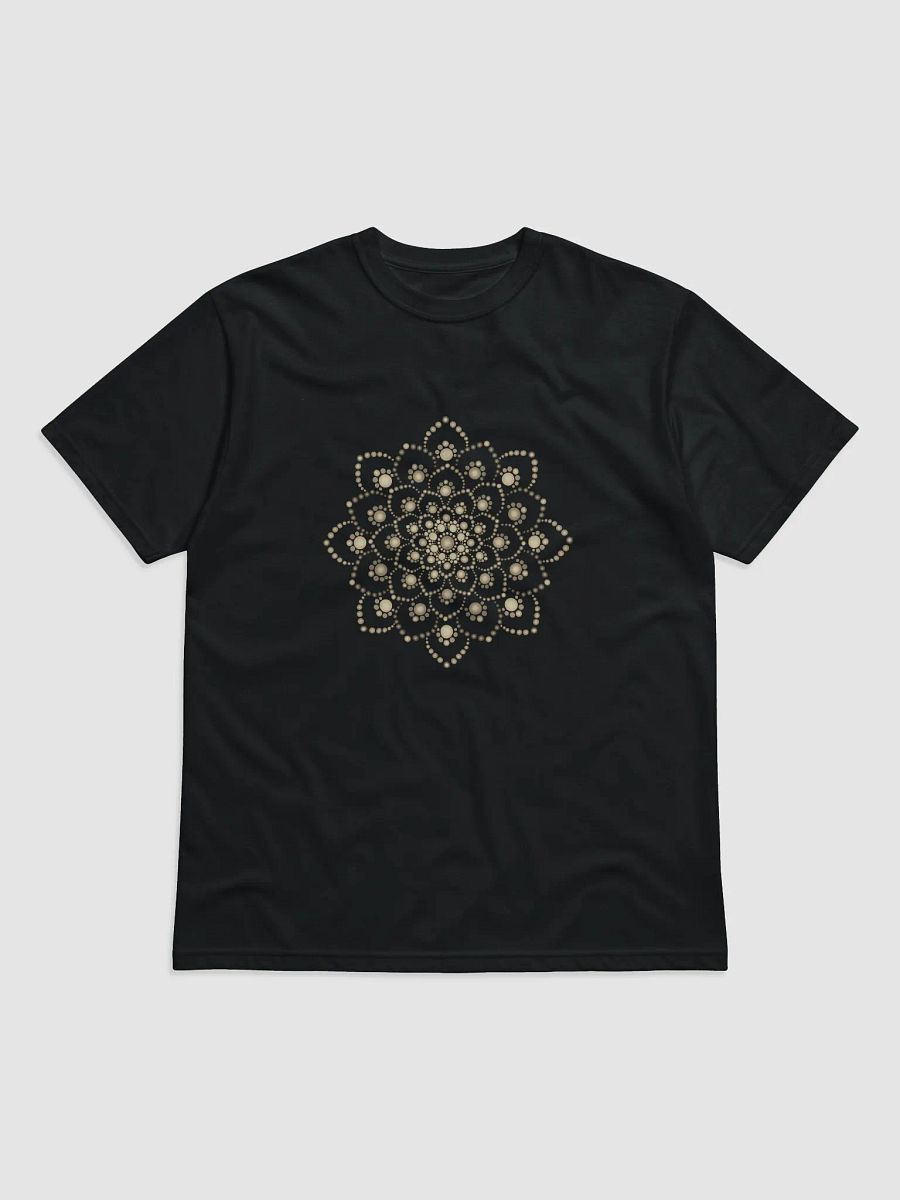 Golden-Brown Mandala Unisex Organic T-Shirt product image (1)