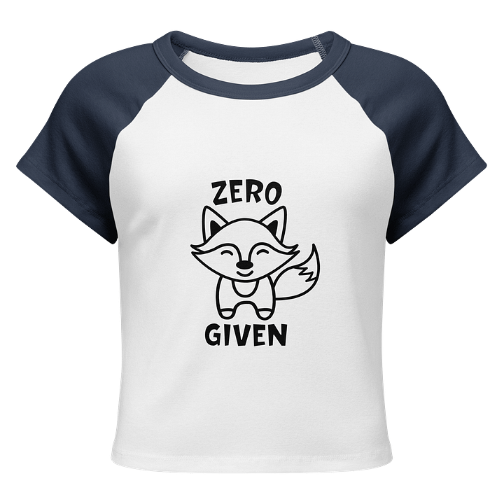 Retro Vibes Raglan Baby Tee (Zero x Given) product image (1)