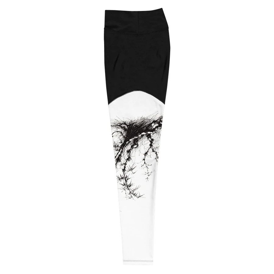 Bamboo Root All-Over Print Sports Leggings product image (9)