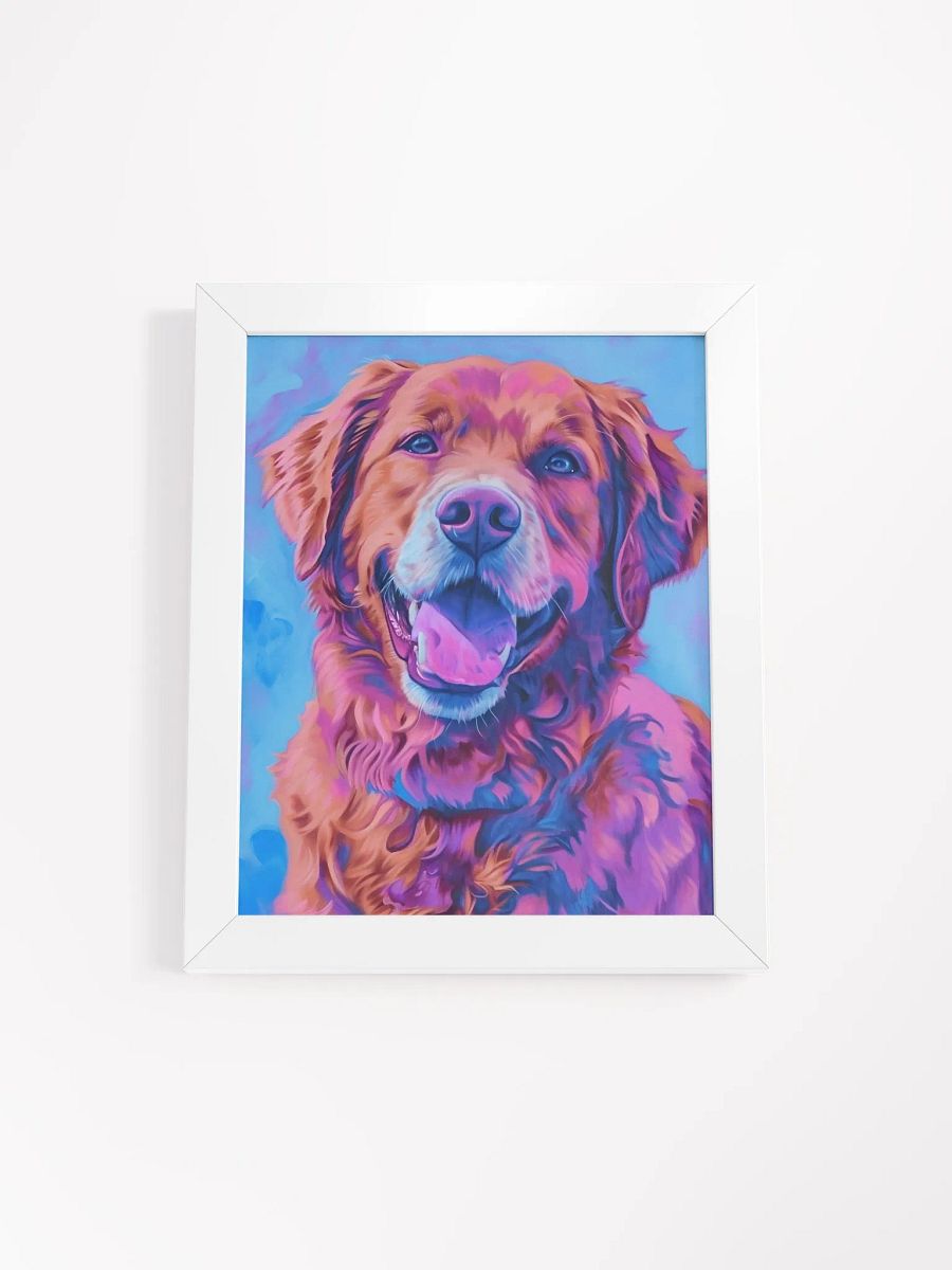 Joyful Retriever Framed Poster product image (1)