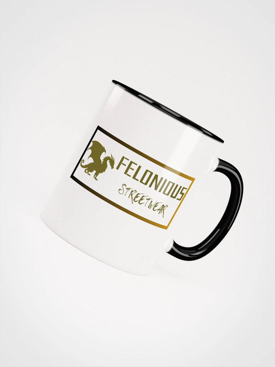 Felonious Streetwear Dragon Gold Logo Ceramic Mug product image (55)