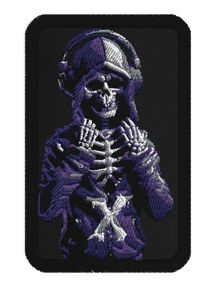 ''Hoodie X'' Embroidered Patch product image (1)