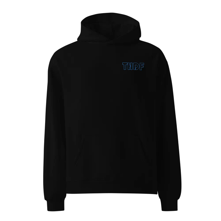 THDF Cyan Hoodie Embroidered product image (1)