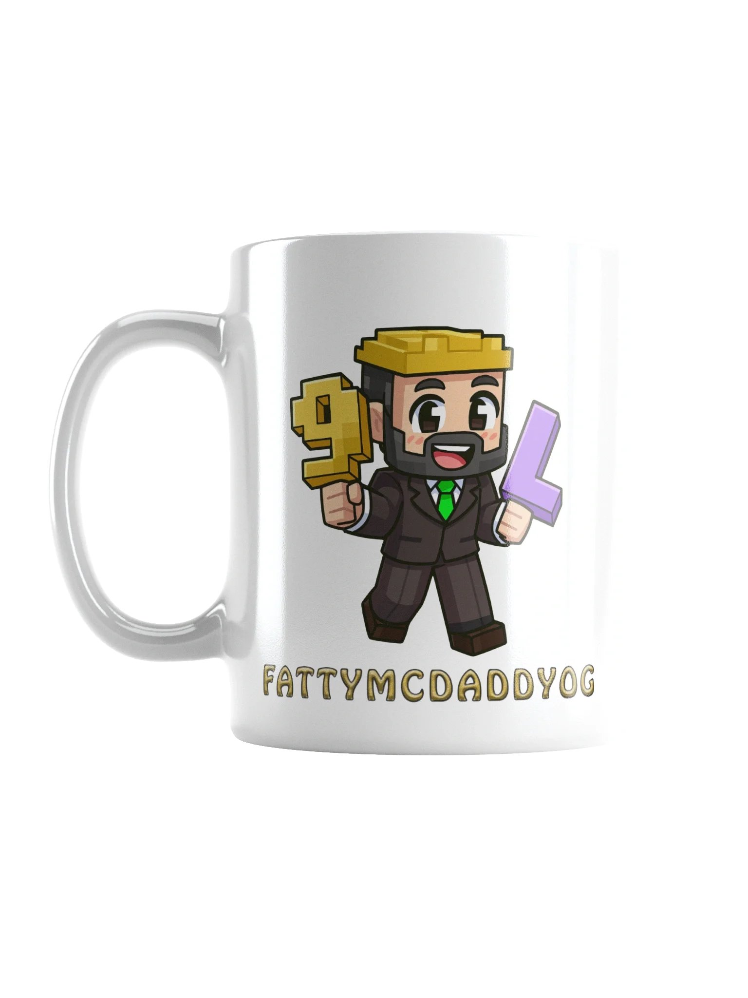 9LS4 Fattymcdaddyog White Glossy Mug product image (2)