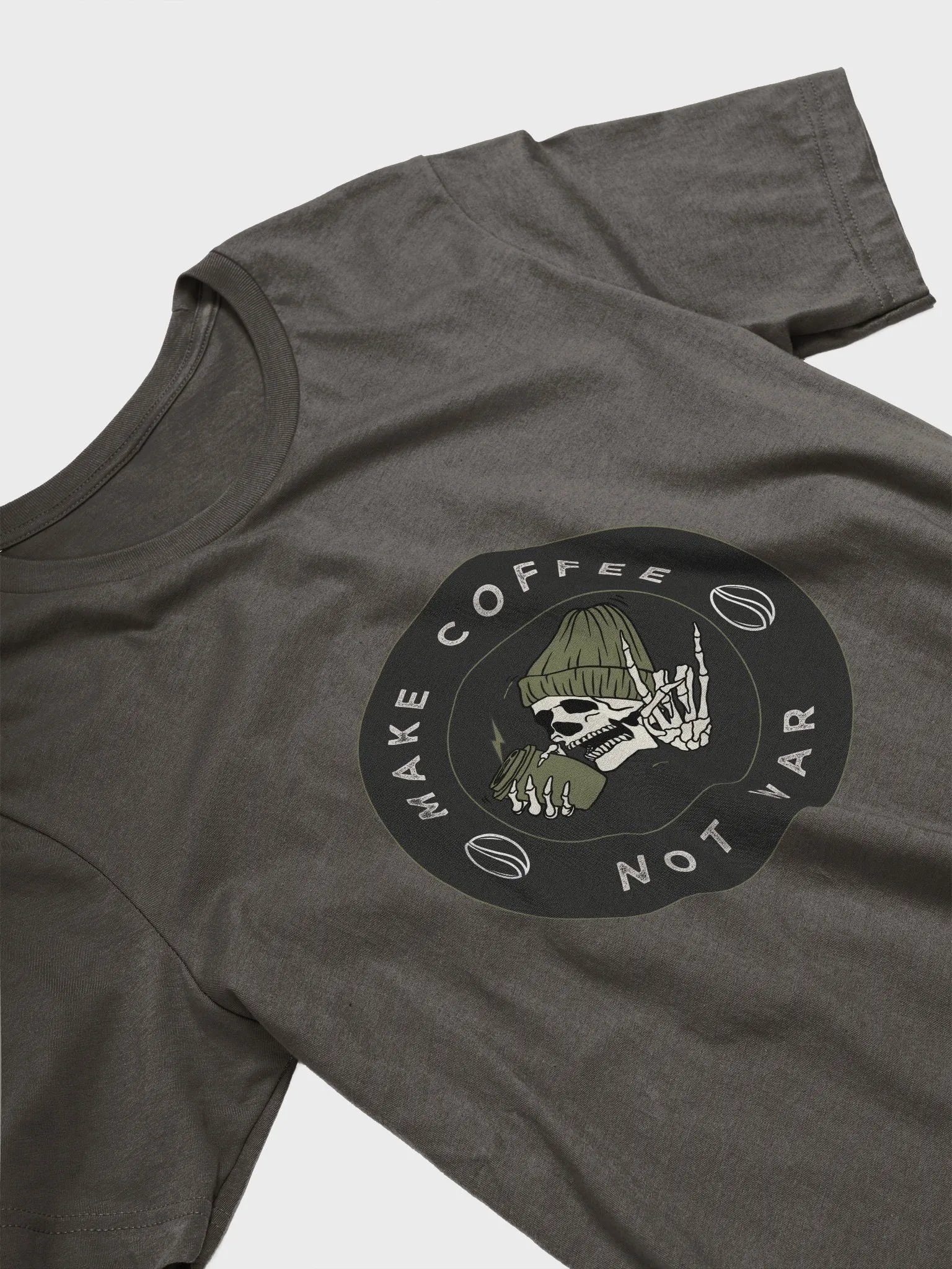 Skeleton Coffee Lover T-Shirt product image (29)