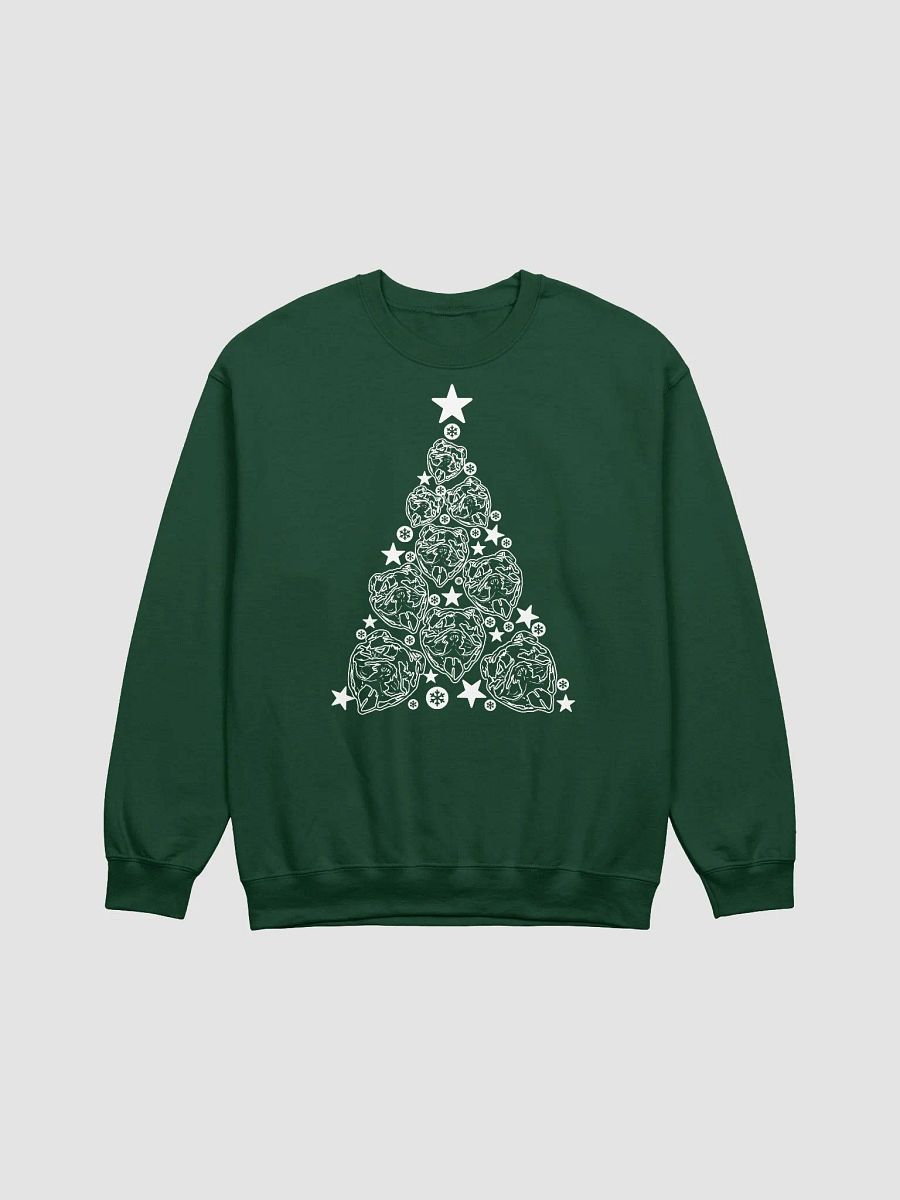 English Bulldog(2) Christmas Tree Sweatshirt Design for English Bulldog Paw-rents product image (13)