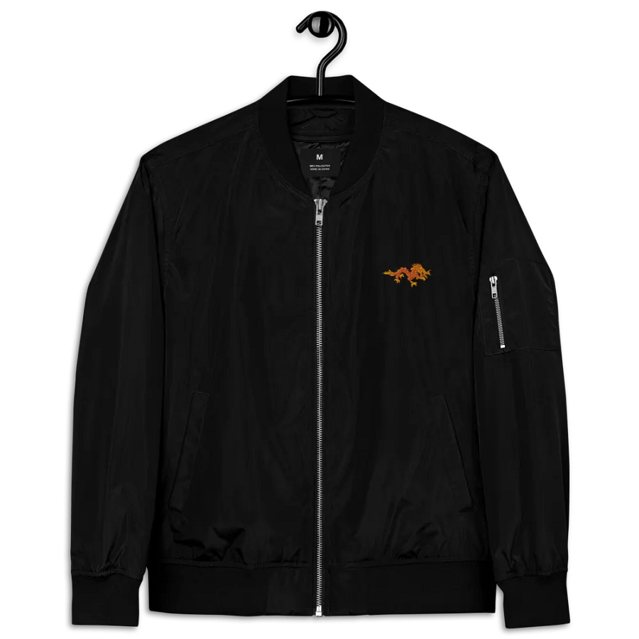 "Dragon" Embroidered Recycled Bomber Jacket product image (9)