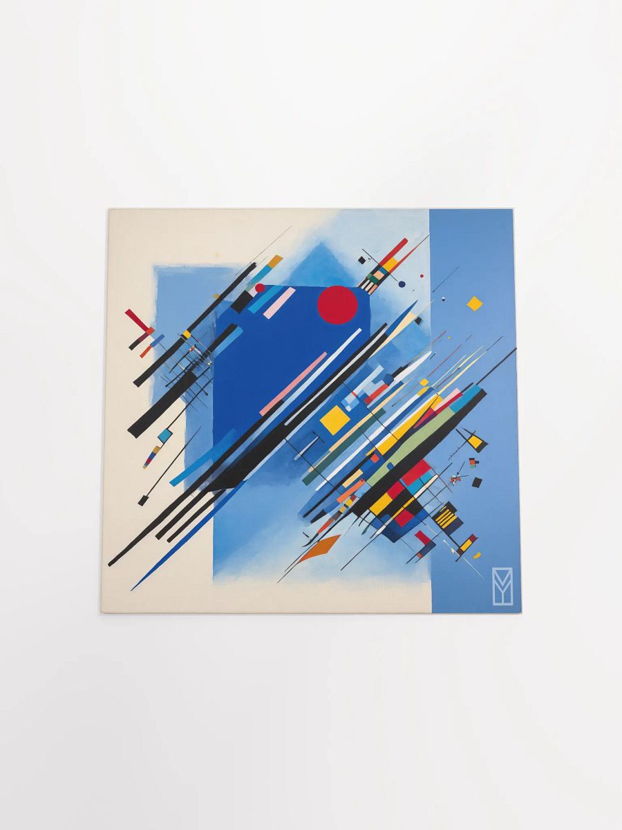 Poster Abstraction of the Blue Screen product image (4)