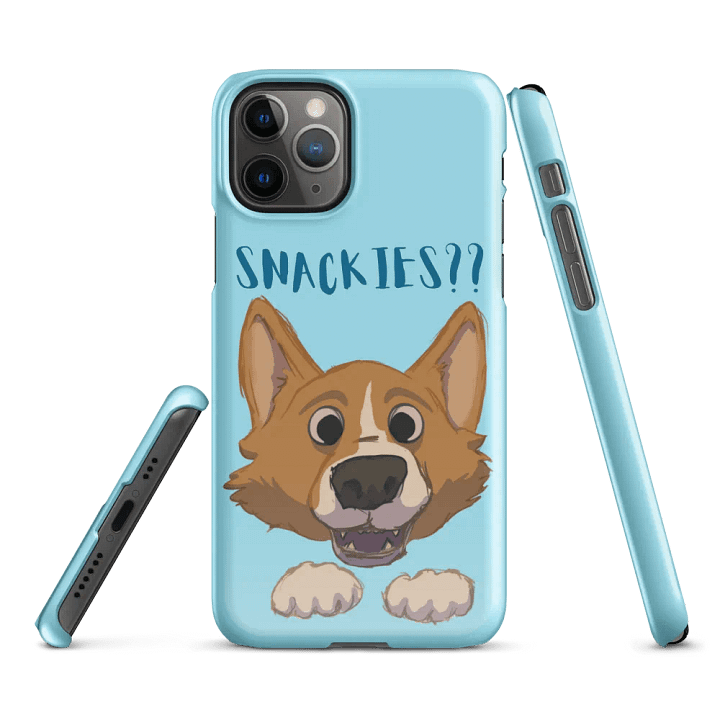 "Snackies?" Corgi Snap Case product image (2)