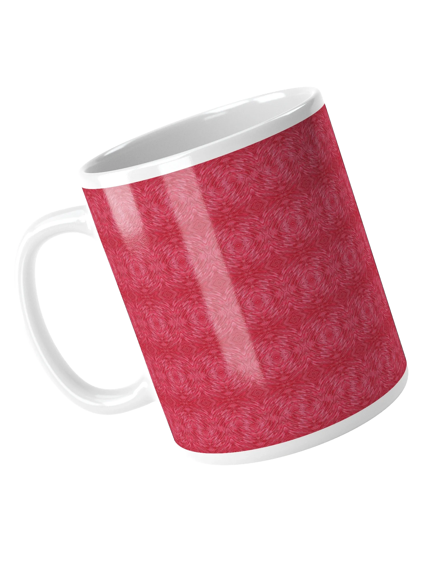 Crimson Frost – White Glossy Mug product image (2)