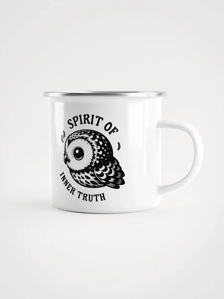 Spirit of Inner Truth Owl Enamel Mug product image (1)