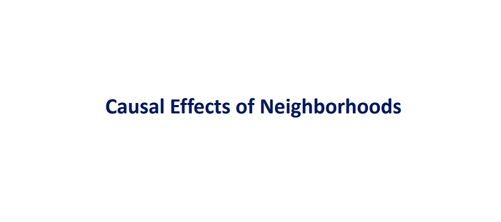 Using Big Data to Solve Economic and Social Problems-Causal Effects of Neighborhoods product image (1)