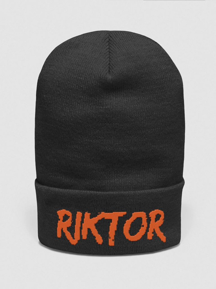 RIKTOR Orange Bold Cuffed Beanie product image (1)