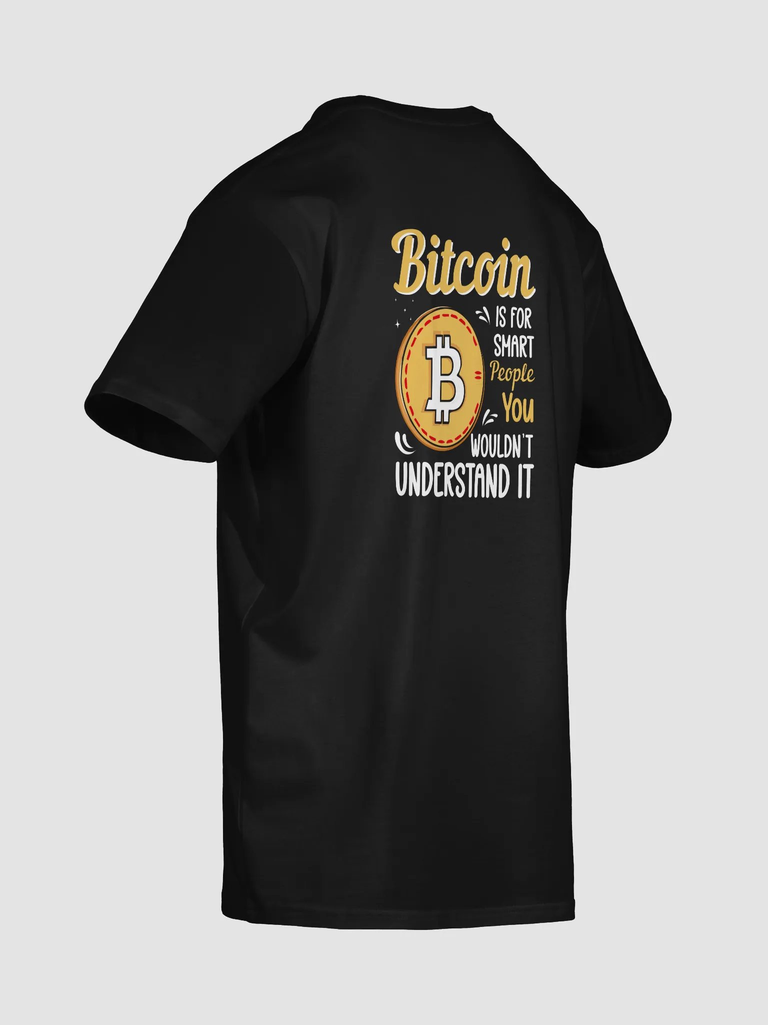 Golden Bitcoin Revolution Unisex T-Shirt product image (9)