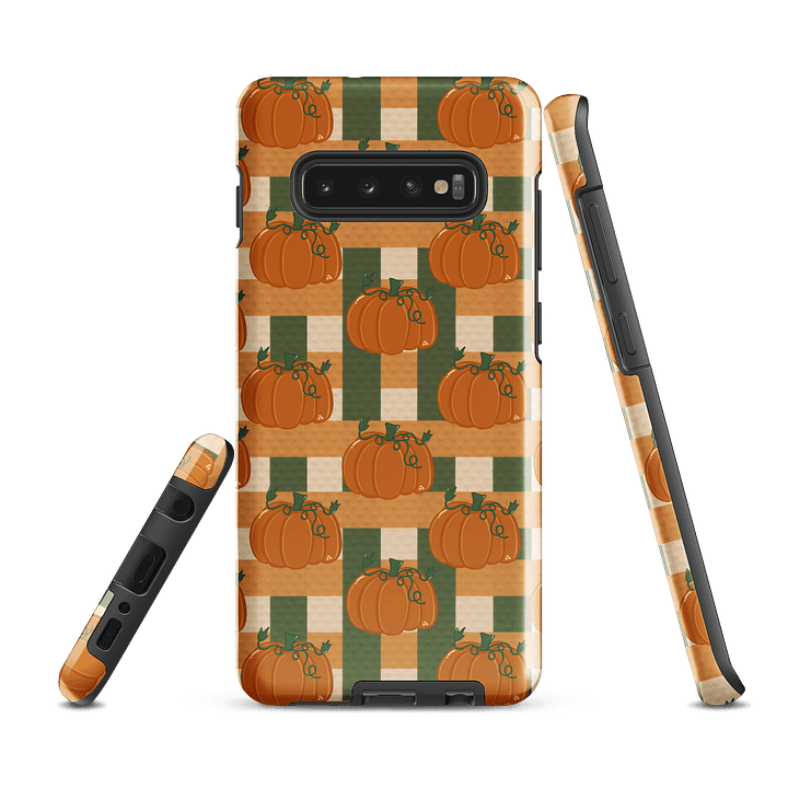 Pumpkin Plaid Pattern Samsung® Tough Case product image (2)
