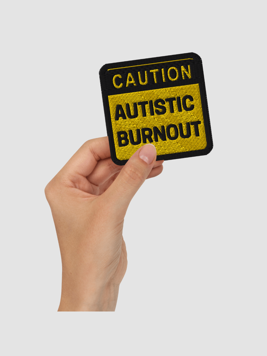 CAUTION: ASD BURNOUT patch product image (2)