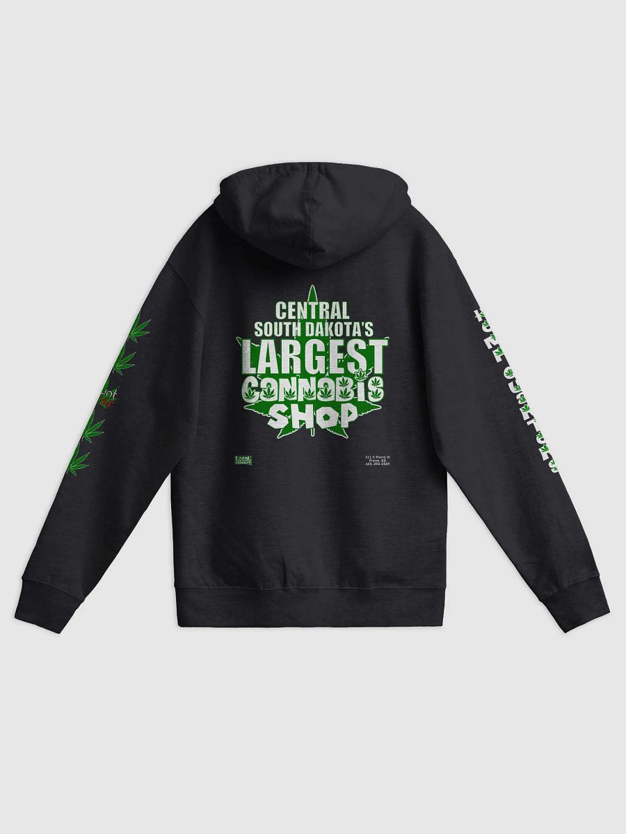 Hemp Quarters Front/Read/Sleeves Zipper Hoodie product image (2)