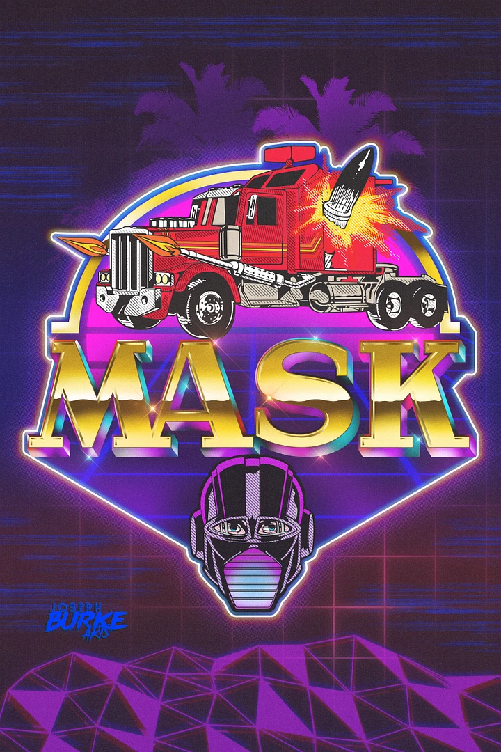 MASK 80's Cartoon Digital Art product image (1)