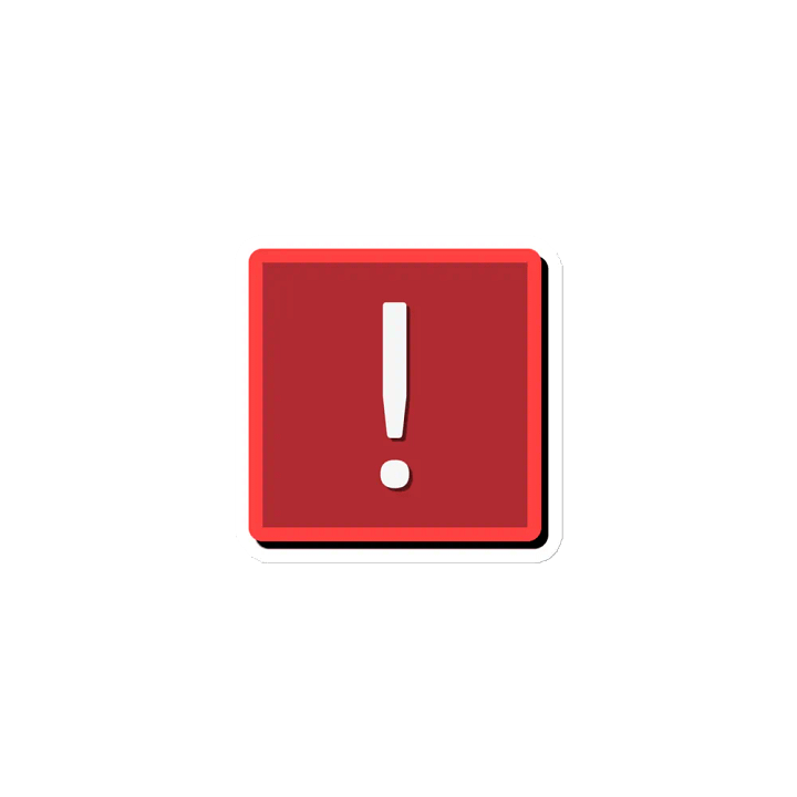 STFC Exclamation Pip Magnet product image (1)