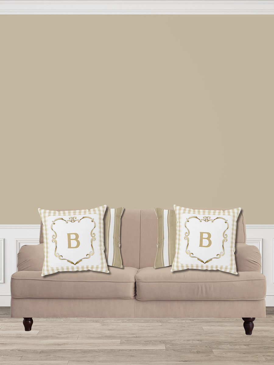Beige Preppy Charm Pillow B product image (12)