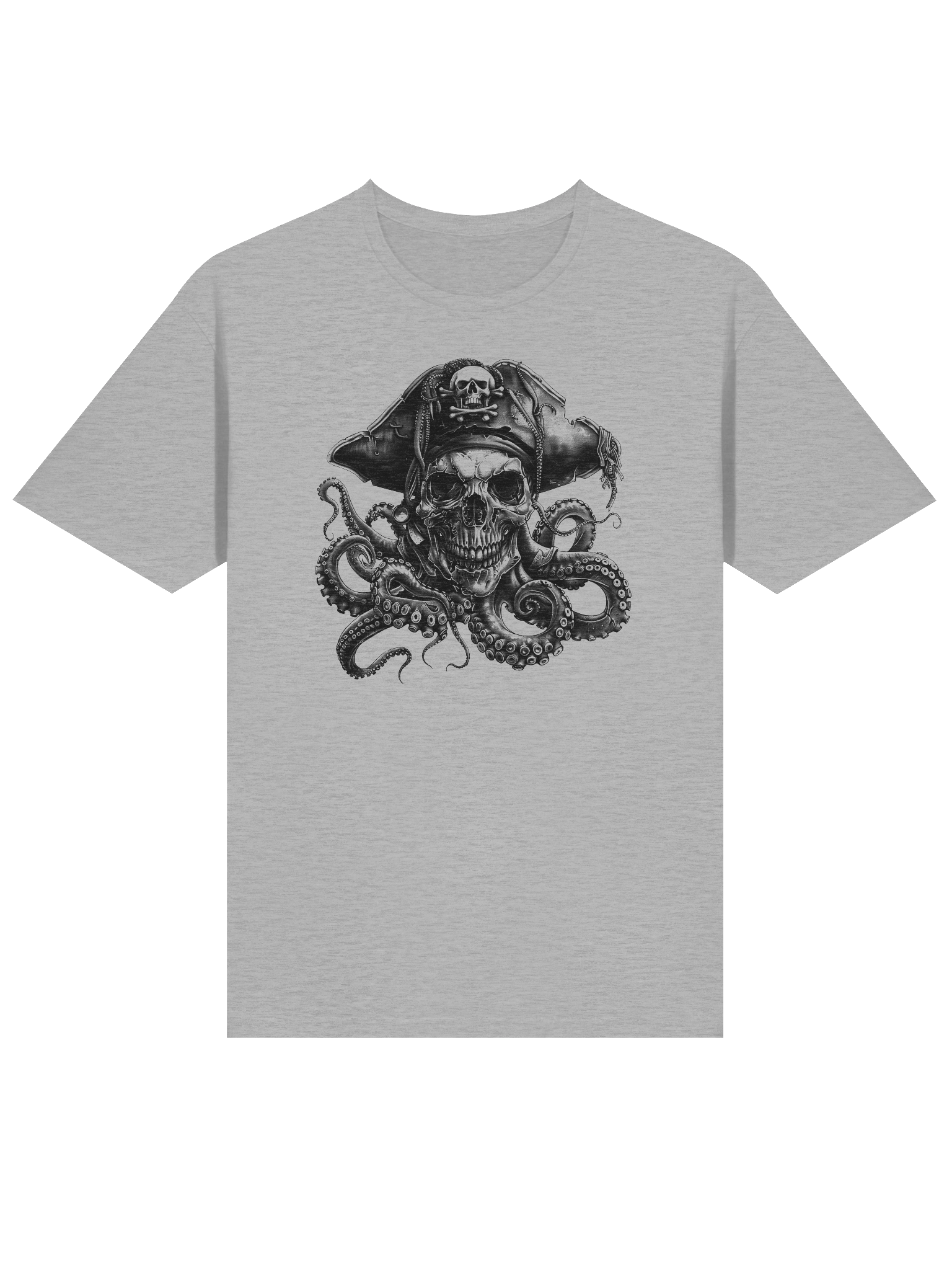 Pirate Skull & Octopus Tentacles T-Shirt product image (3)