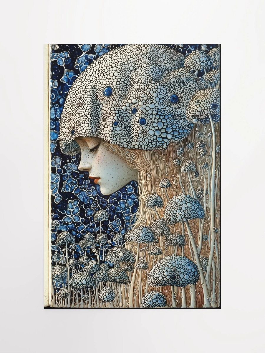 Moonlit Mushroom Fairy: Fantasy Poster Art of a Mystical Forest Girl product image (4)