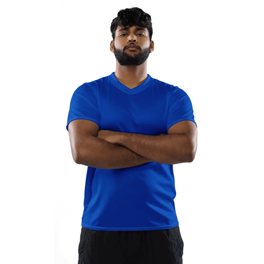 Absolute Blue Color Unisex Sports Jersey product image (3)