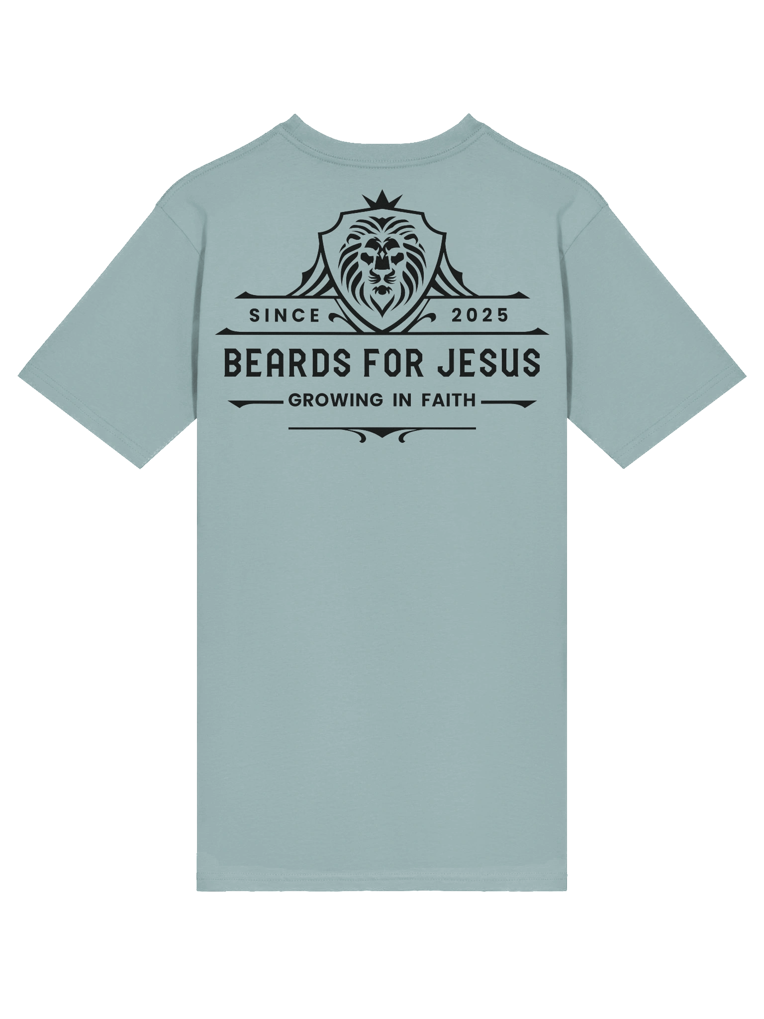 Beards For Jesus Logo Tee - Black Logo - Men's Heavyweight product image (15)